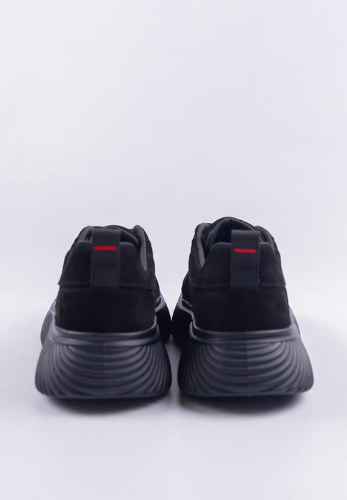 Bogart Man - Bogart ripple platform sneakers - black