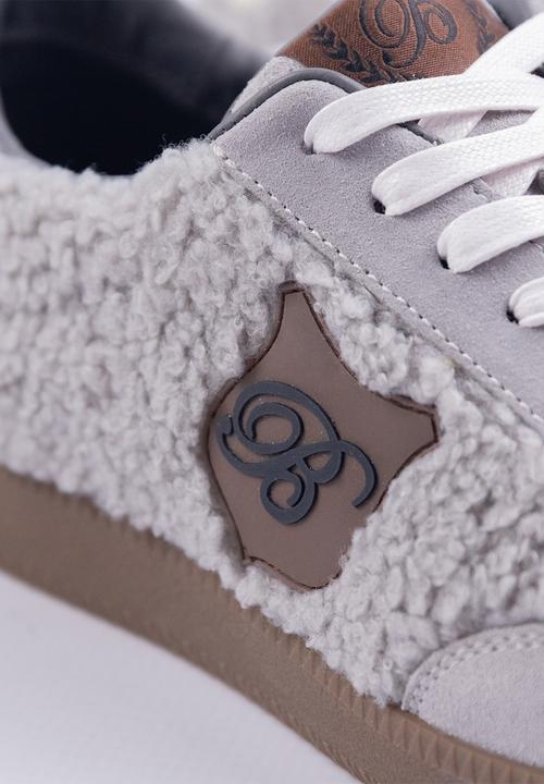 Bogart Man - Bogart sherpa monogram sneakers - grey
