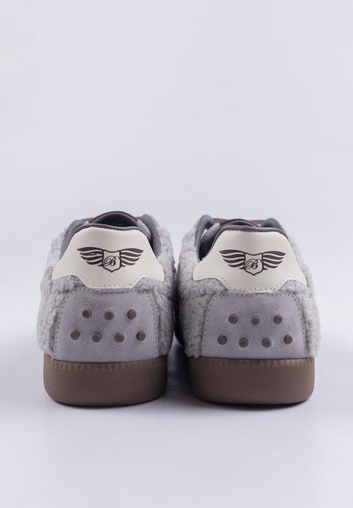 Bogart Man - Bogart sherpa monogram sneakers - grey