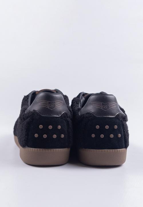 Bogart Man - Bogart sherpa monogram sneakers - black
