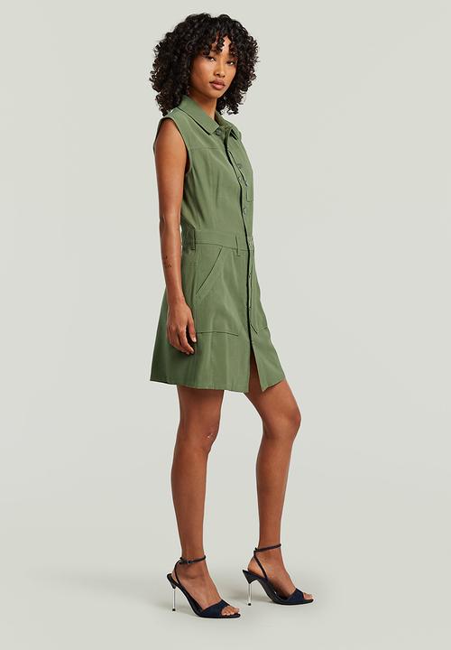 G-STAR - Cinch dress s\l wmn - four leaf clover