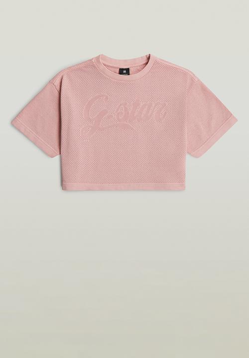 G-STAR - Boxy Cropped Tee Ss G - Burnished Lilac