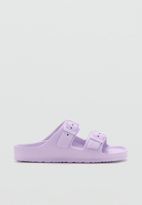 MANGO - FLIP-FLOP PAU  -  Mauve1