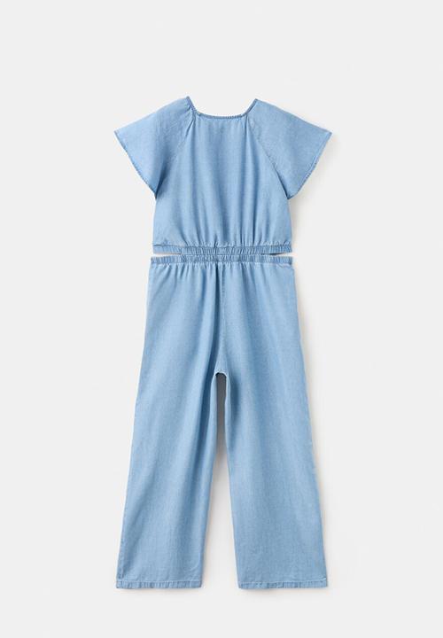 MANGO - Jumpsuit Eva - Open Blue