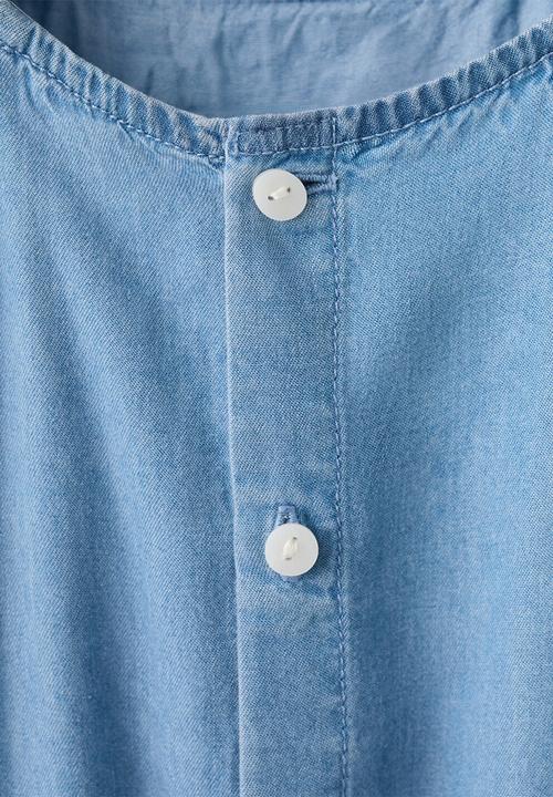MANGO - Jumpsuit Eva - Open Blue