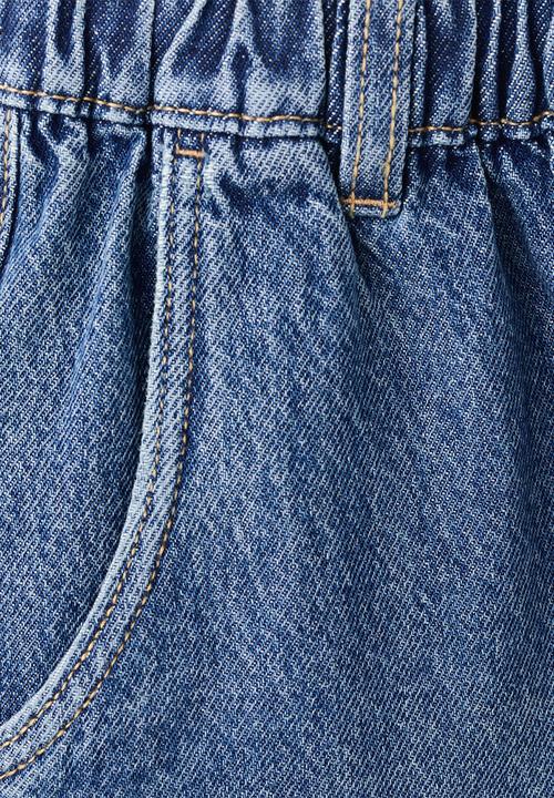 MANGO - Bermudas Loose - Open Blue