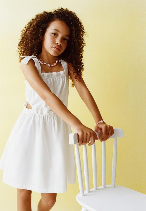 MANGO - Dress Coconut - White