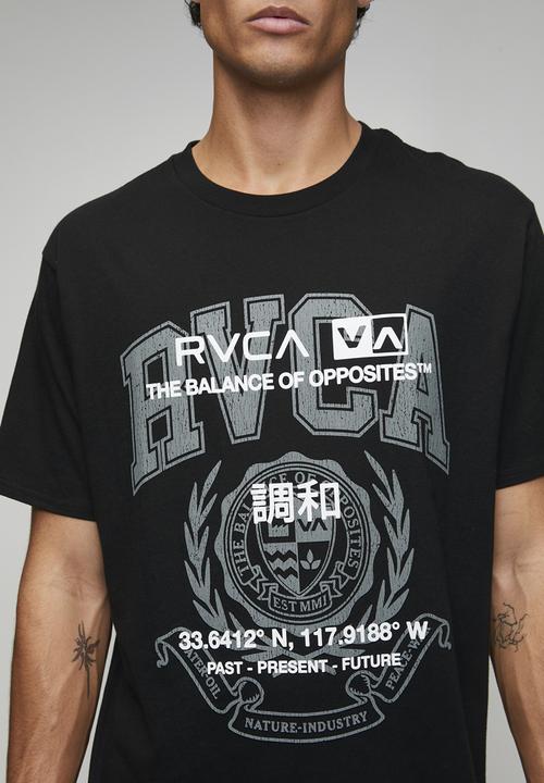 RVCA - Unitext Short sleeve - Black