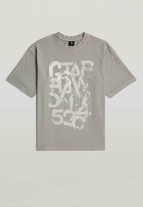 G-STAR - Oversized R T Ss - Grey Alloy