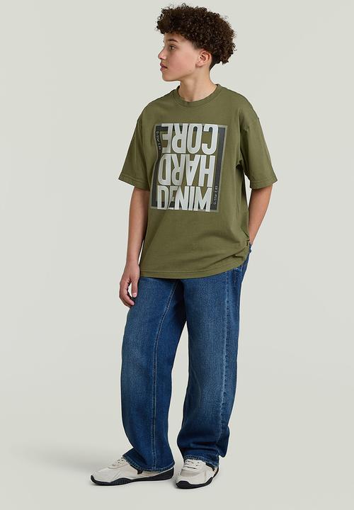 G-STAR - Oversized R T Ss - Four Leaf Clover
