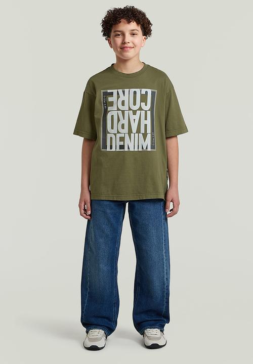 G-STAR - Oversized R T Ss - Four Leaf Clover