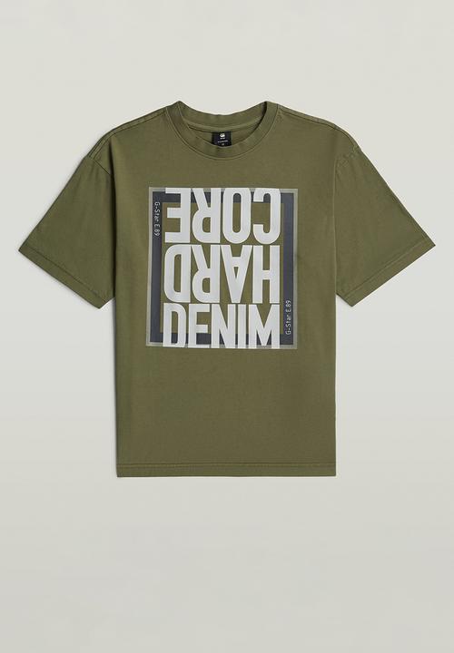 G-STAR - Oversized R T Ss - Four Leaf Clover