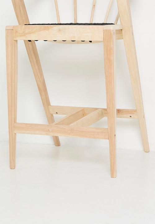 Homewood - Nia Barstool - Natural & Black