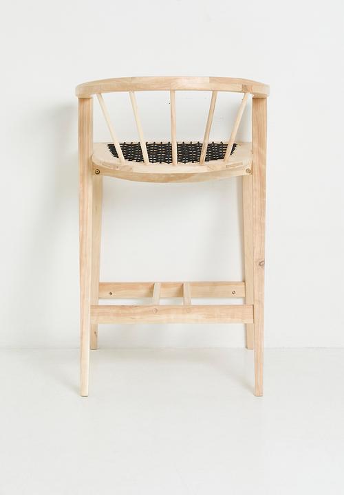 Homewood - Nia Barstool - Natural & Black