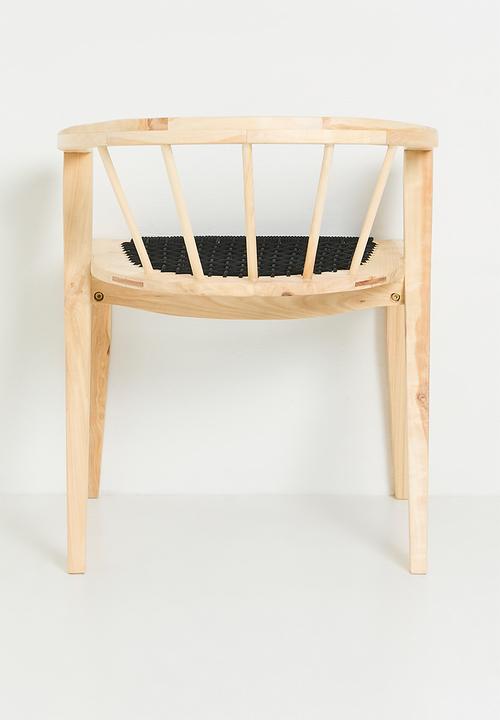 Homewood - Nia Dining Chair - Natural & Black