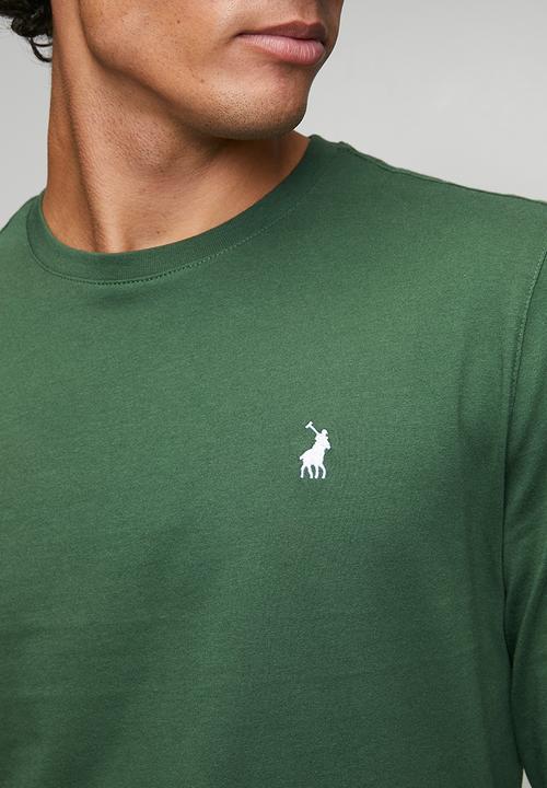 POLO - Paul Essential Badge Ls Tee - Green