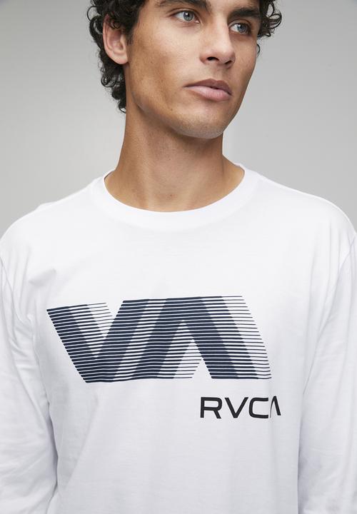 RVCA - Va Blur Long sleeve Tee - White