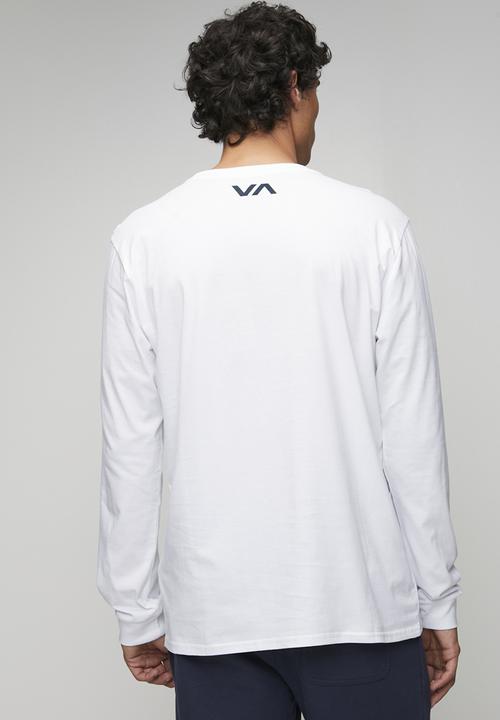 RVCA - Va Blur Long sleeve Tee - White
