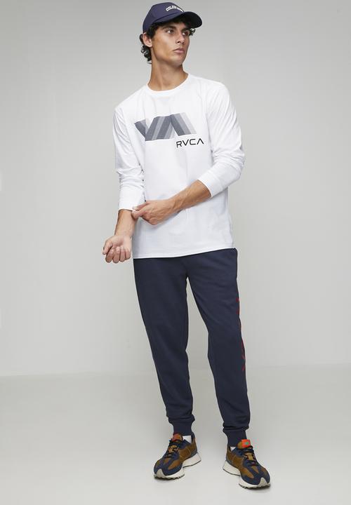 RVCA - Va Blur Long sleeve Tee - White