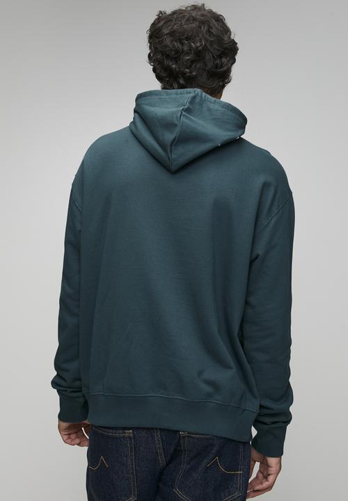 JEEP - Oversized Fleece Pullover Hoodie - Green