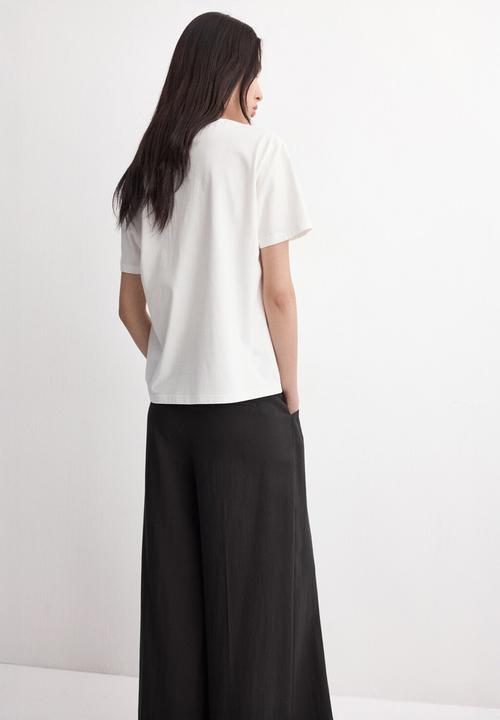 MANGO - T-shirt jazmin - natural