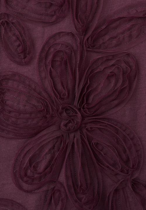 MANGO - T-shirt jazmin - dark red