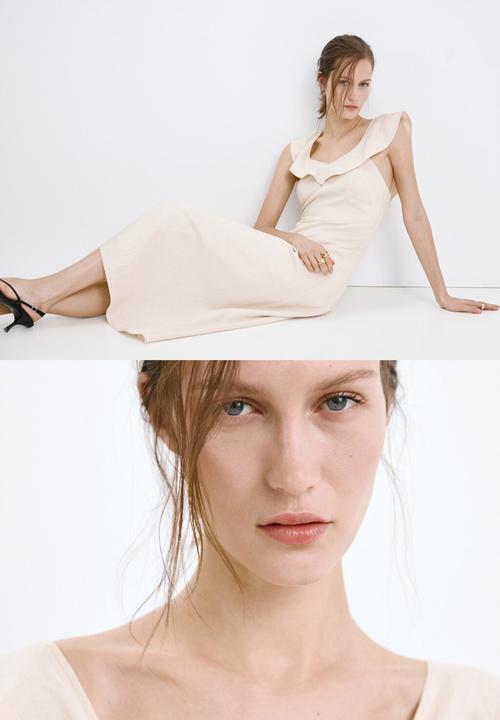 MANGO - Dress vola - light/pastel brown