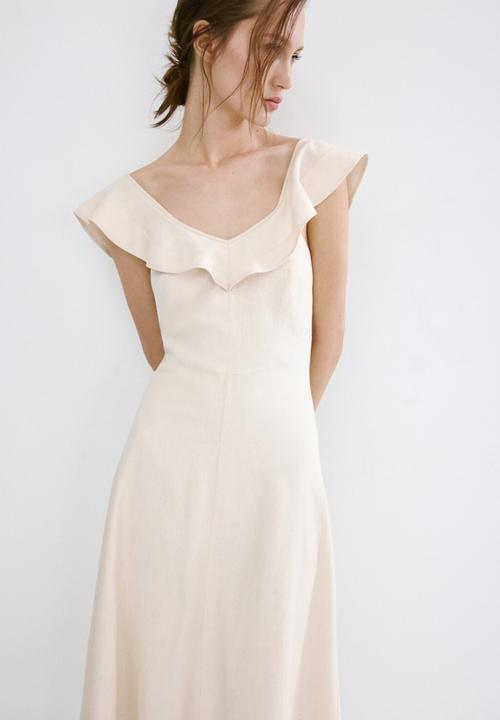 MANGO - Dress vola - light/pastel brown