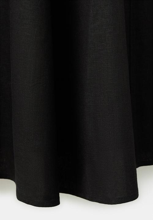 MANGO - Dress rayitu - black