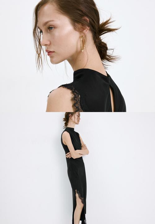 MANGO - Dress madda - black