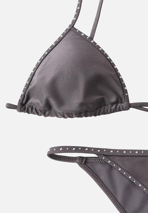 MANGO - Bikini pantie cosmo- grey