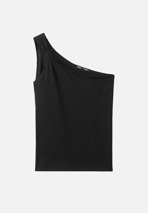 MANGO - Top lipcombo - black