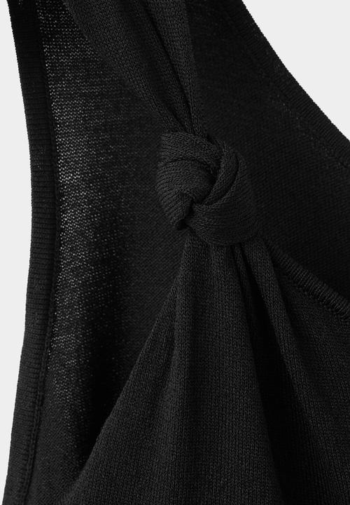 MANGO - Top lipcombo - black