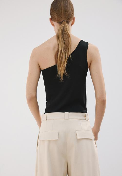MANGO - Top lipcombo - black