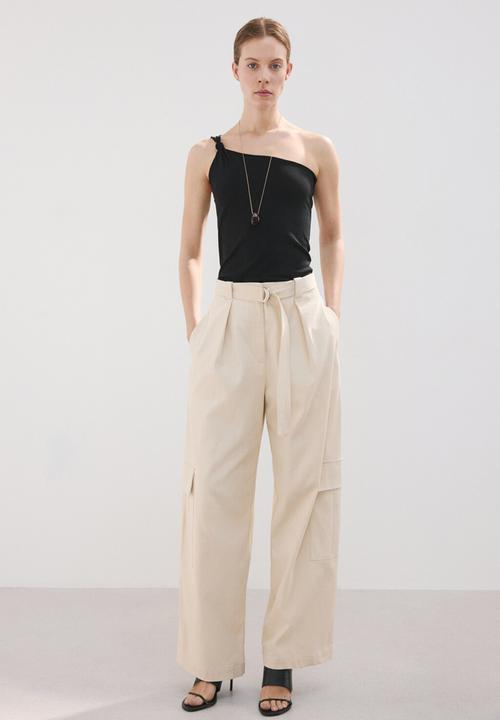 MANGO - Top lipcombo - black