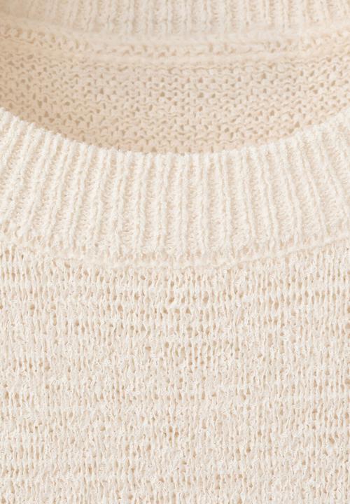 MANGO - Sweater madeana - light beige