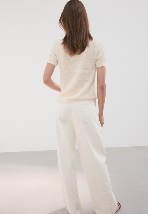 MANGO - Sweater madeana - light beige