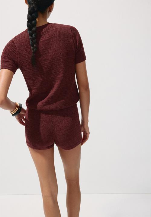 MANGO - Sweater madeana - medium orange