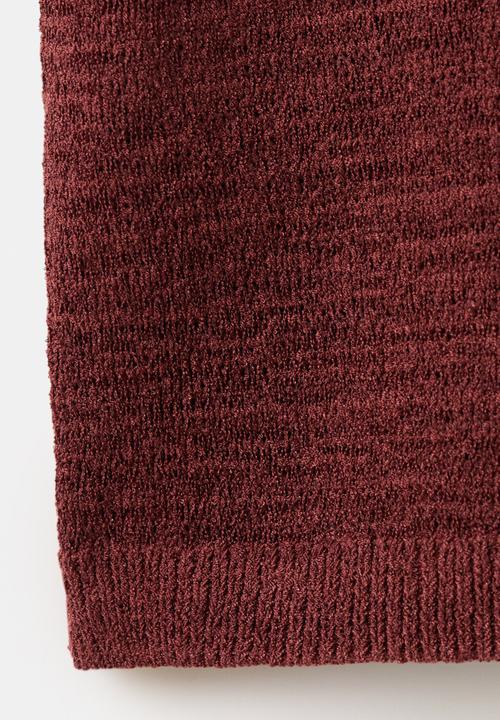 MANGO - Sweater madeana - medium orange