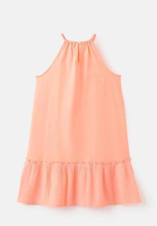 MANGO - Dress Tula - Bright Orange