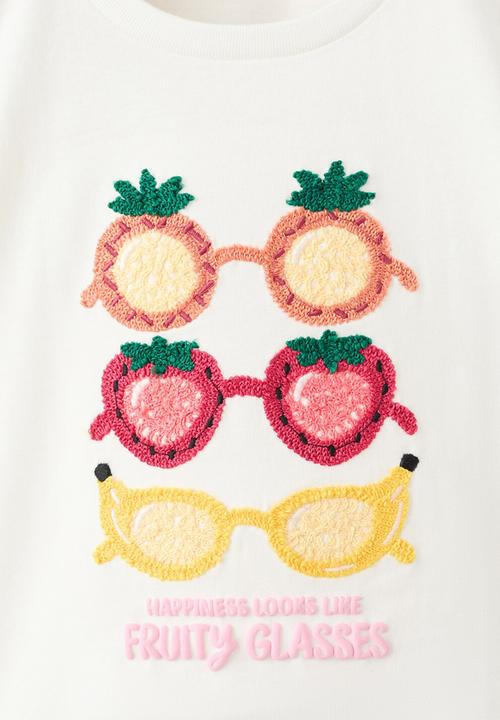 MANGO - T-Shirt Glasses - Natural
