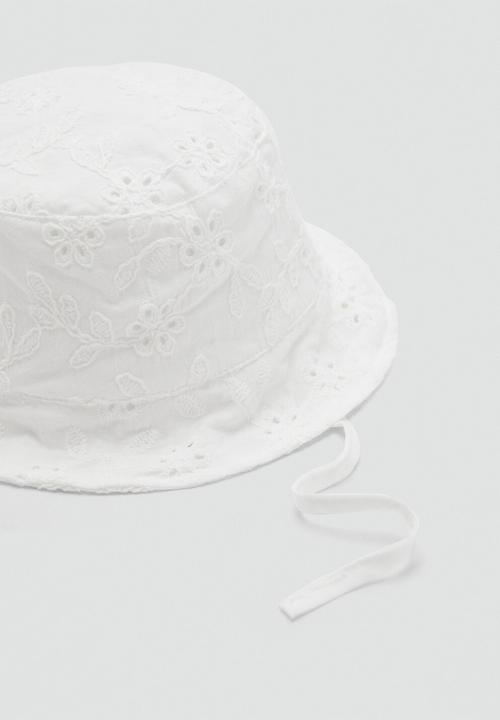 MANGO - Bucket Hat BRODY - White
