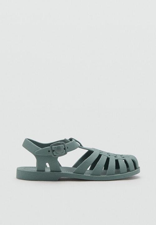 MANGO - Fisherman sandal - Petrol Blue