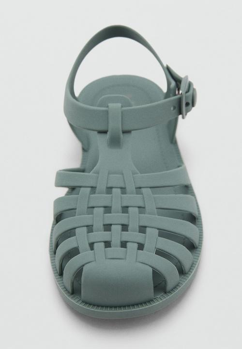 MANGO - Fisherman sandal - Petrol Blue