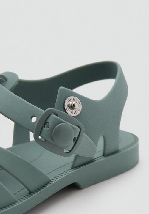 MANGO - Fisherman sandal - Petrol Blue