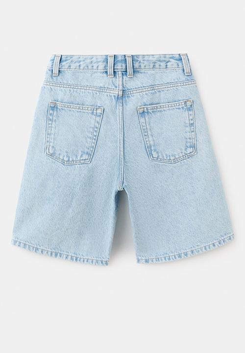 MANGO - Bermudas Baggy - Open Blue