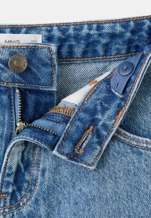 MANGO - Bermudas Baggy - Blue