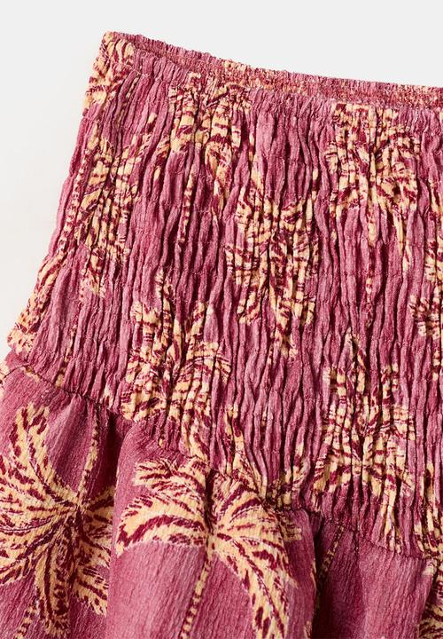 MANGO - SKIRT MUSASET - Medium Pink