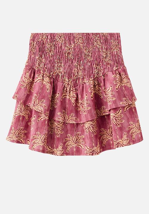 MANGO - SKIRT MUSASET - Medium Pink