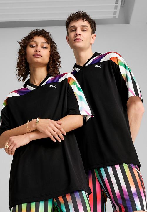 PUMA - Equal love confederation football jersey - black